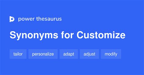 customize thesaurus|Customize synonyms .